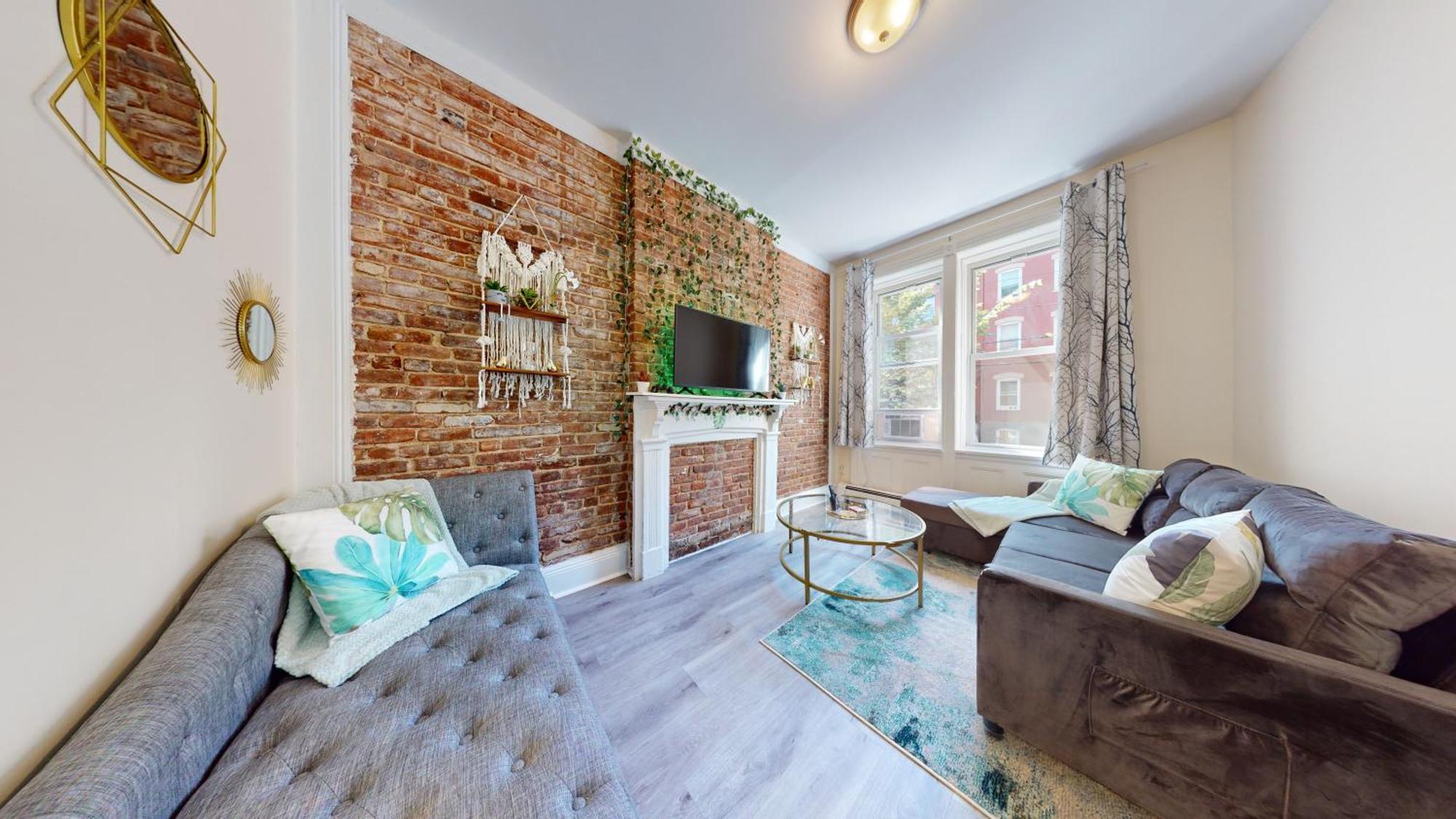 Minutes To Nyc Sleeps 5 Apartment Hoboken Exterior photo
