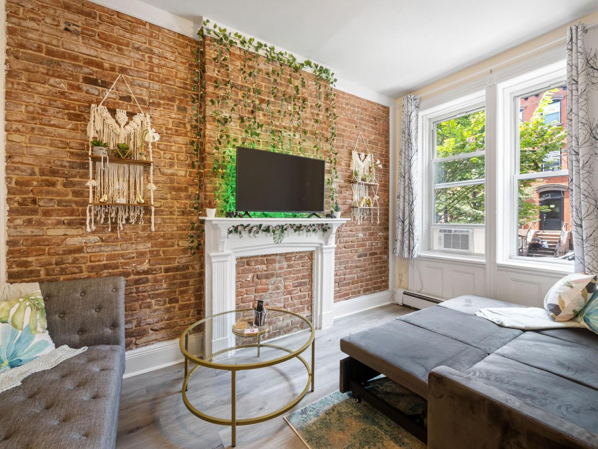 Minutes To Nyc Sleeps 5 Apartment Hoboken Exterior photo